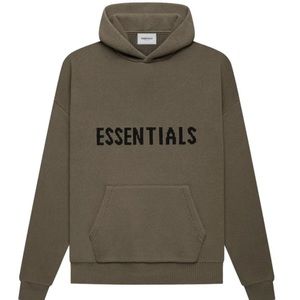 Fear of God Essentials knit hoodie